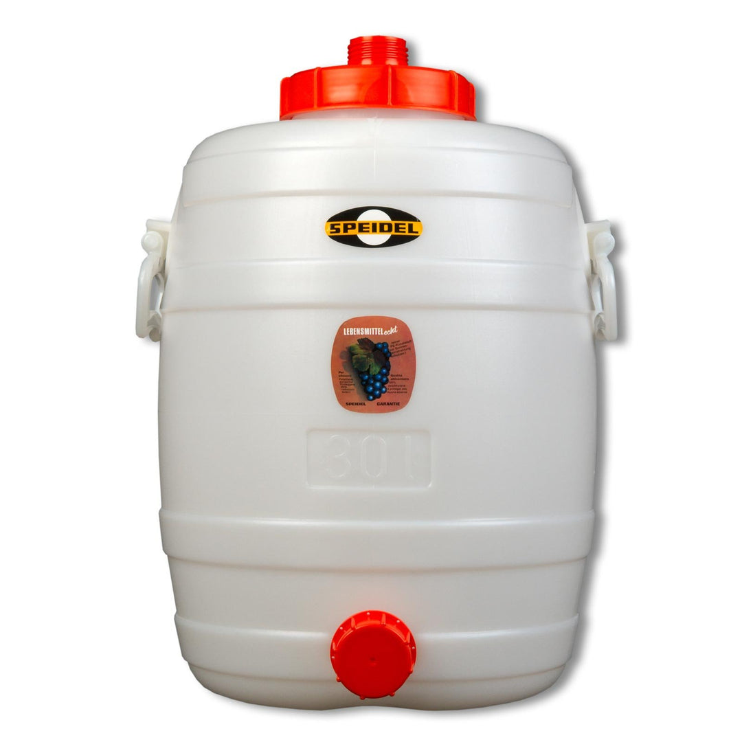 'Speidel' Mostfass 30 Liter mit Deckeln