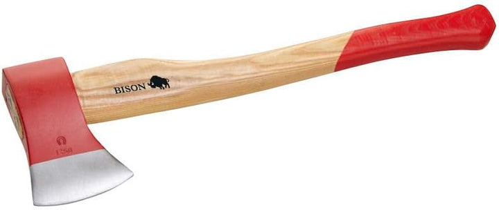 Bison Spaltbeil 1250 g, Länge 500 mm, Klassiker für kleine bis mittlere Holzstücke, 01-22-221200
