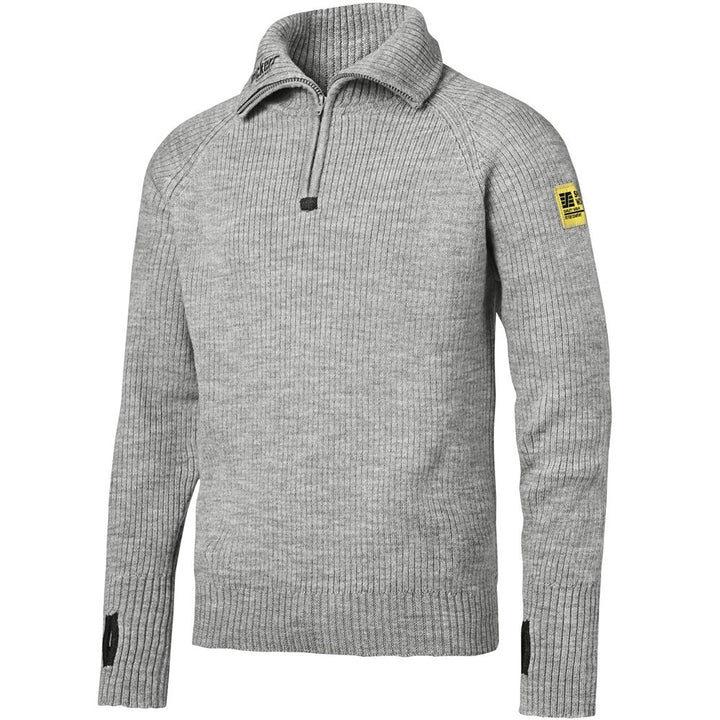 Snickers Workwear Woll Troyer, 29052800003 XS Hellgrau-melange, XS Hellgrau-melange