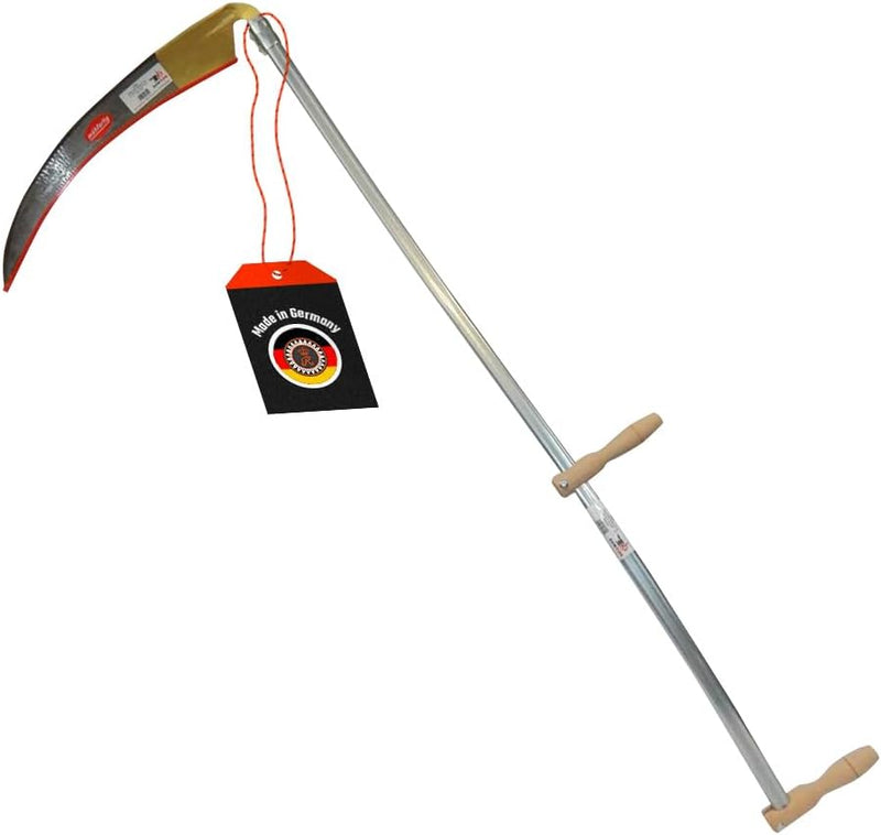 SHW-FIRE Blattsense 65cm mit 150cm Stahlrohrstiel - Ideale Sense