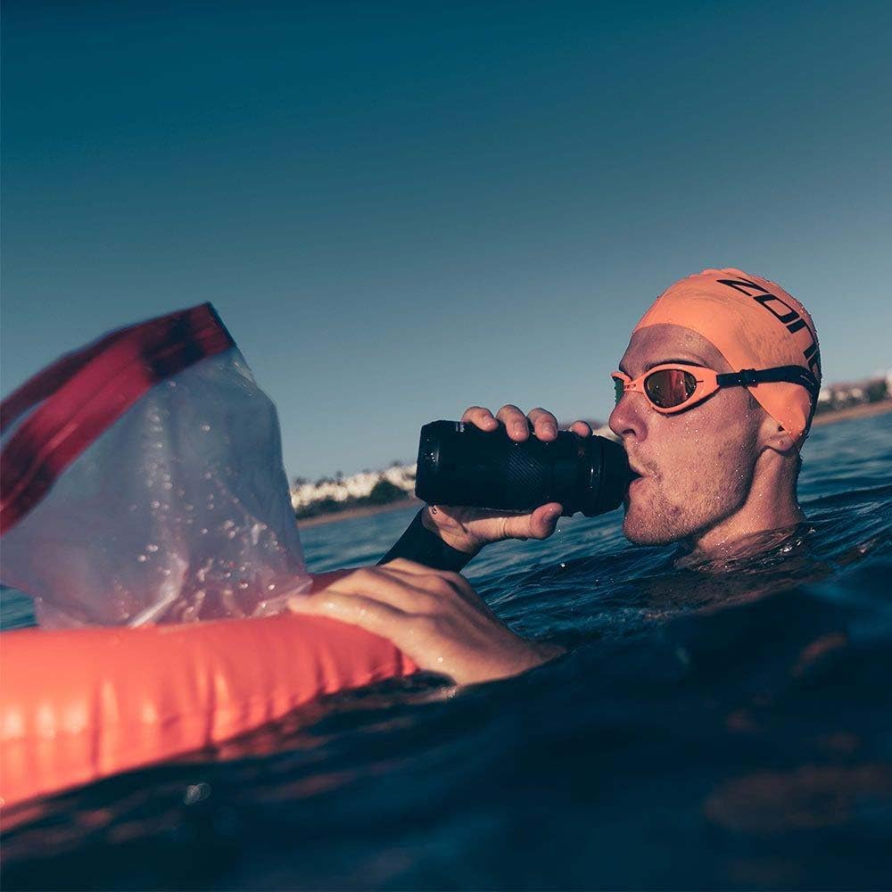 ZONE3 Recycled On The Go Swim Safety Buoy SA24OGSB113 - Hi-Vis Orange