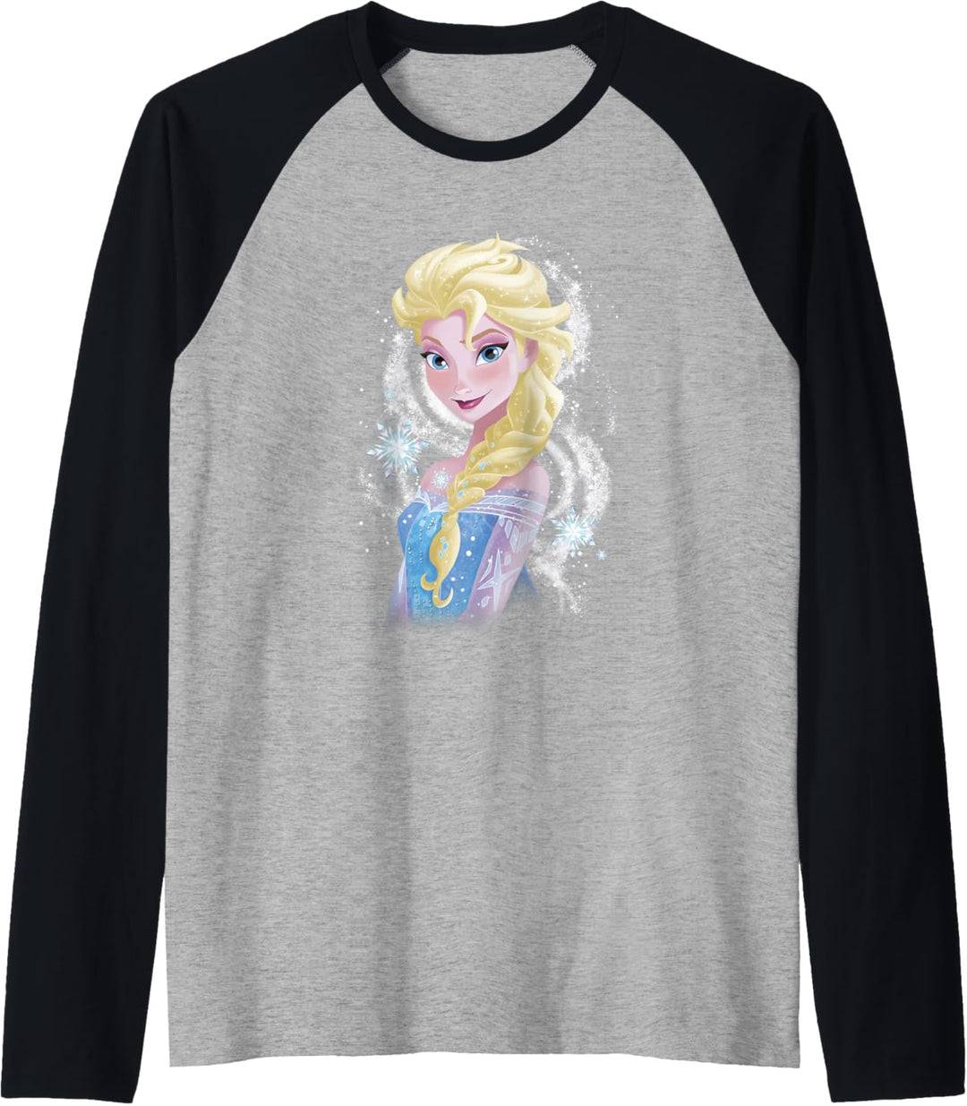 Disney Frozen Elsa Snowflake Swirls Raglan