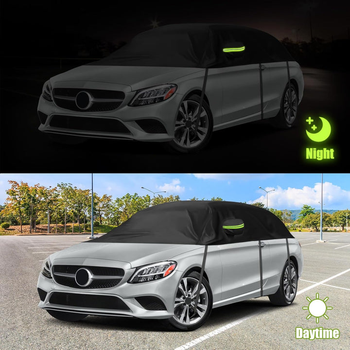 Halbe Autoabdeckung Ersatz für Mercedes-Benz C-Class 2015-2024, Halbgarage Upgrade Verdickter Allwet