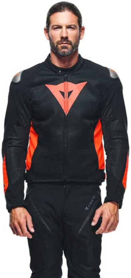 Dainese Herren Energyca Air Tex Jacket Cordura Motorradjacke Herren, Abriebfeste Motorrad Jacke mit