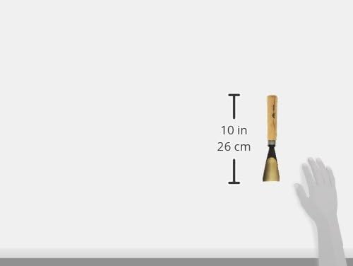 STUBAI Stemmeisen Stechbeitel Serie 52 - Form 66 | Schweizer Messer Form E 50 mm, mit Holzgriff, zum
