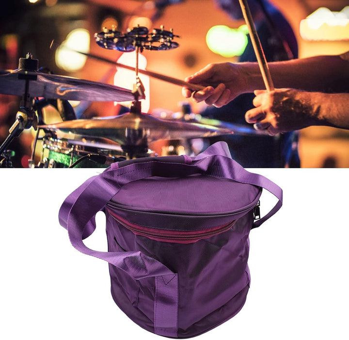SEAFRONT Lila Kristall-Klangschalen-Etui, Verdicktes Design, Musikschalen-Tasche mit Doppelreissvers