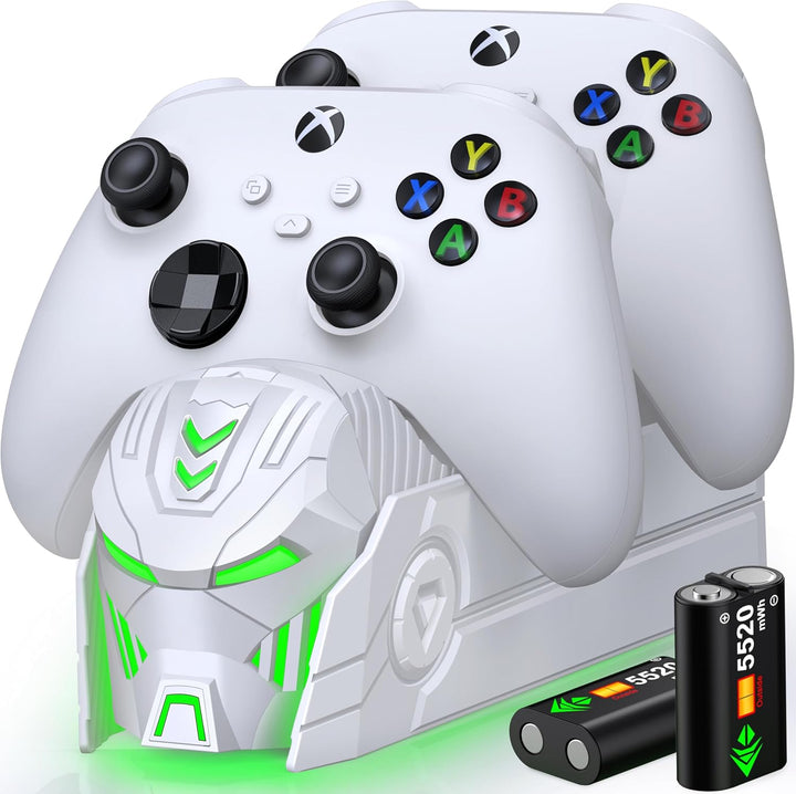 Akku für Xbox/Series x/Xbox One Controller, Xbox Controller Ladestation mit 2 Stück Grosser Kapazitä