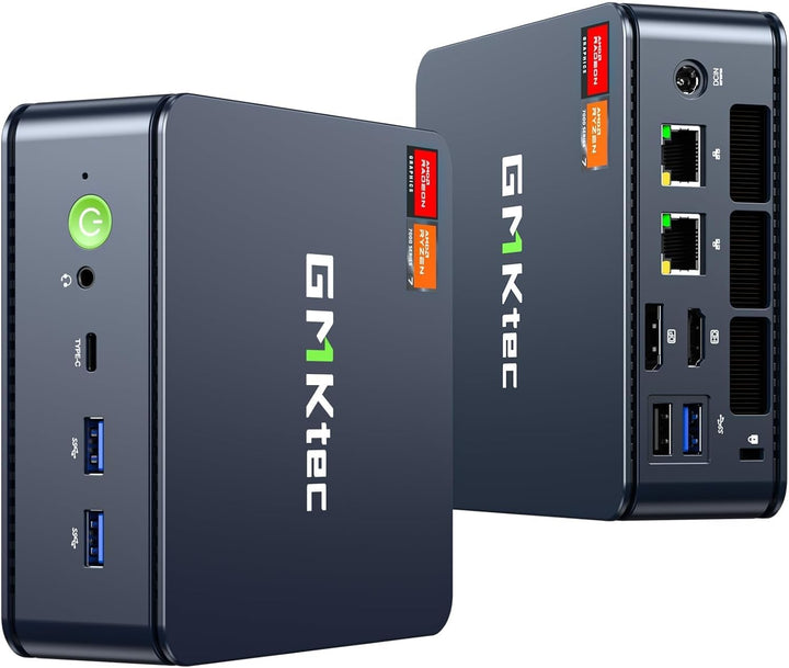 GMKtec M6 Ultra Gaming Mini-PC Ryzen 7640HS (Upgrade von 6600H/6800U), 32GB DDR5 RAM 512GB SSD, Dual