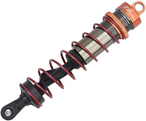 Tbest RC Car Stossdämpfer 1/8, 4 Stück Metallöldruck Einstellbar Stossdämpfer Vorne Stossdämpfer Hin