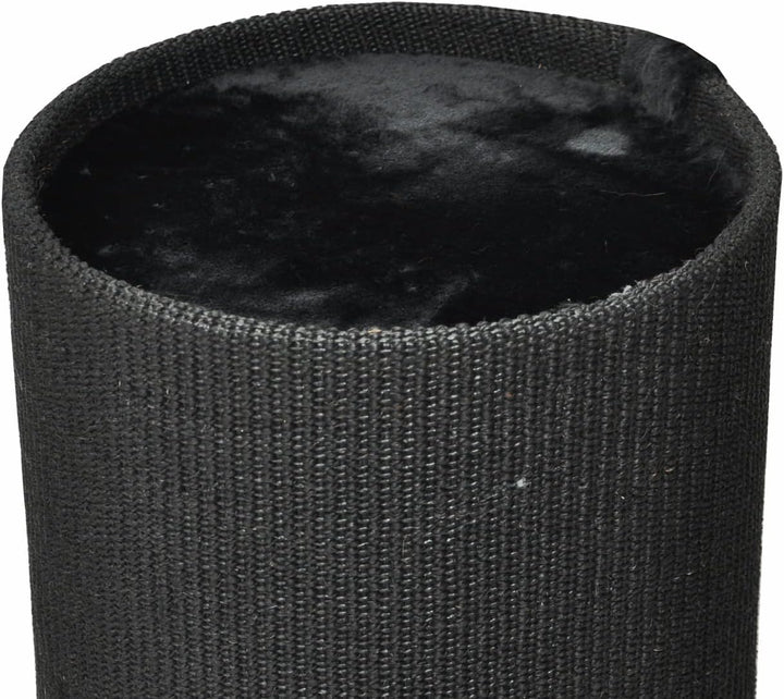 nanook Kratztonne Kratzbaum Oskar - Spieltonne für Katzen XXL mit 3 Höhlen und Spielball - Höhe 100