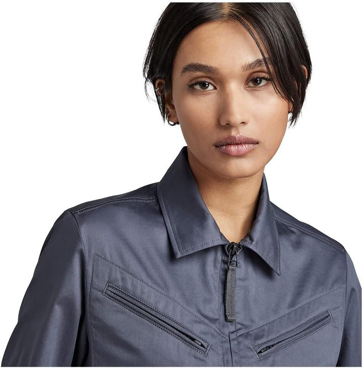 G-Star Damen Flight Top Shirts L Blau (Fantem Blue D22154-d197-863), L Blau (Fantem Blue D22154-d197