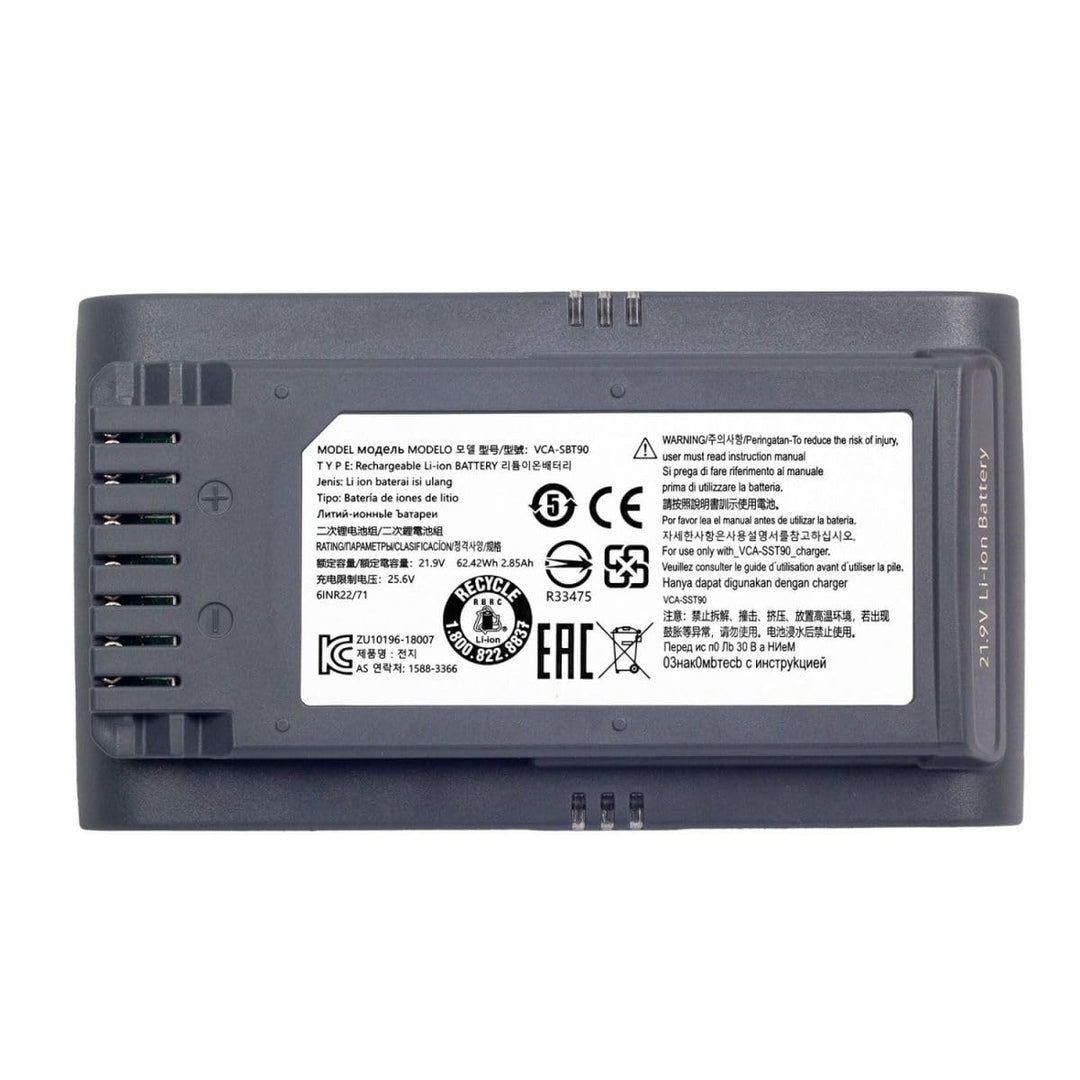 Ersatzakku 4000 mAh für Staubsauger Samsung Jet 75, 75+, 75Pet, Jet90, 90+, kompatibel mit VS20R9046