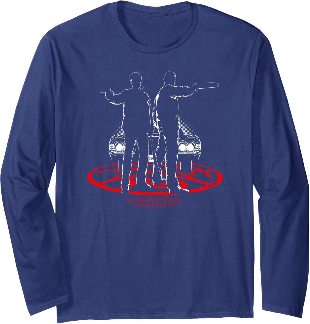 Supernatural Silhouettes Langarmshirt