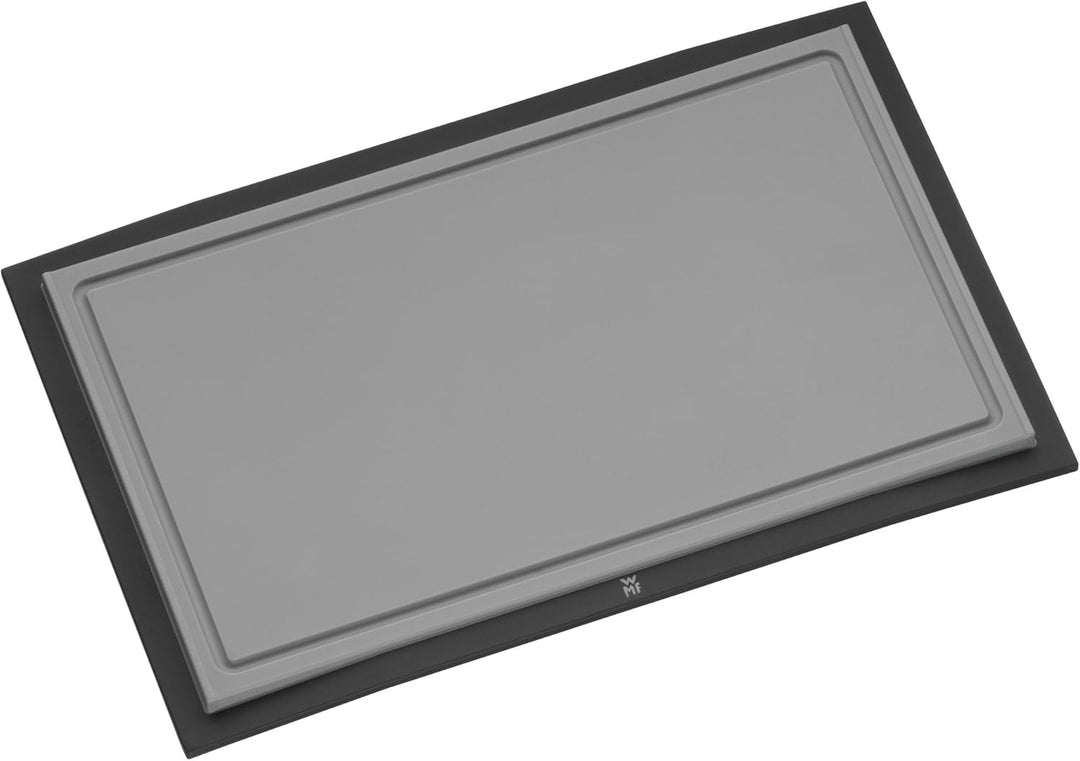 WMF Schneidebrett Tranchierbrett Touch schwarz 32 x 20 cm rechteckig aus Kunsstoff Saftrillen spülma