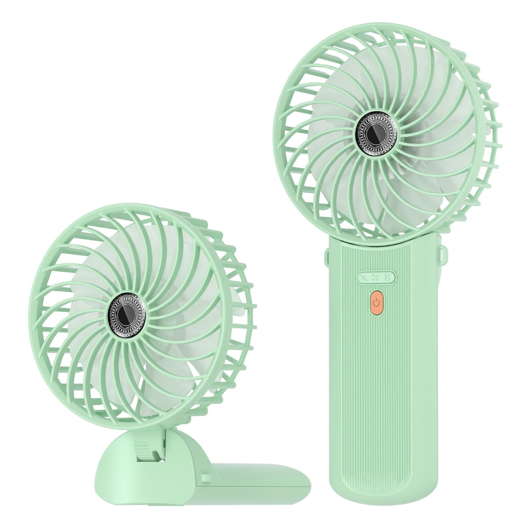 Lepwings Handventilator, Mini Ventilator USB Wiederaufladbar, 5,5-16 Std. Laufzeit, 4 Windgeschwindi