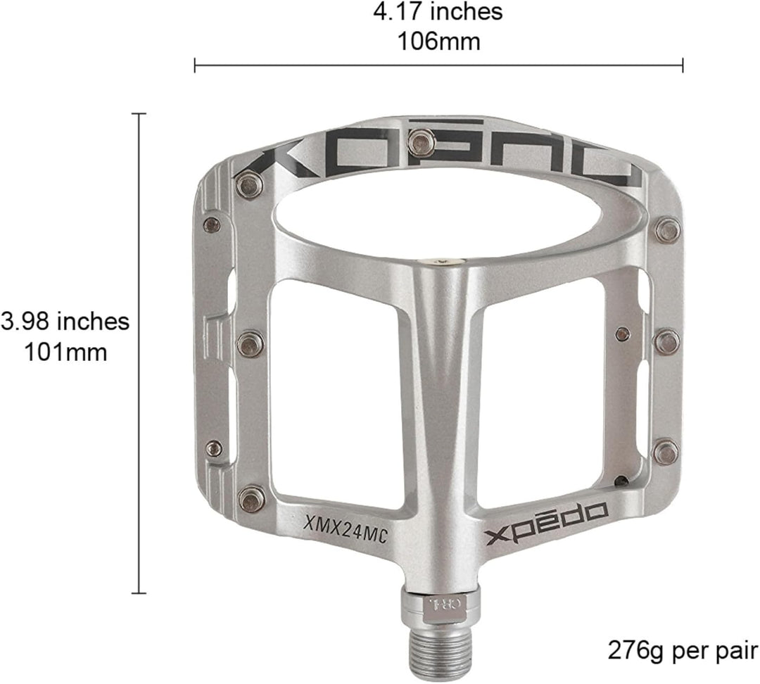 Xpedo Unisex – Erwachsene Spry Pedal 20 x 10 x 10cm silber, 20 x 10 x 10cm silber