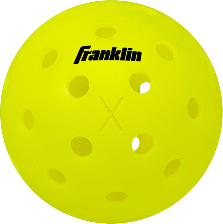 Franklin Pickleball Netz in halber Court-Grösse Set mit 2 Paddeln und 2 Bällen, Set mit 2 Paddeln un