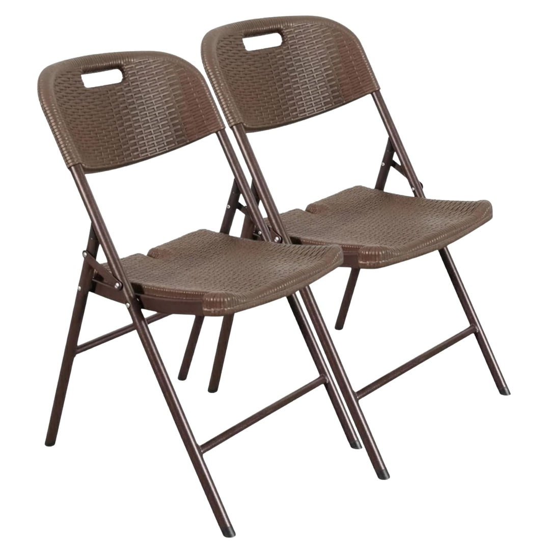Floordirekt- Gartentisch klappbar Kunststoff 180x75cm - Buffettisch mit Tragegriff - Klapptisch für