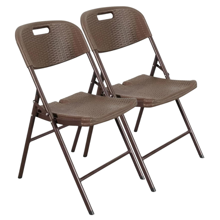 Floordirekt- Gartentisch klappbar Kunststoff 180x75cm - Buffettisch mit Tragegriff - Klapptisch für