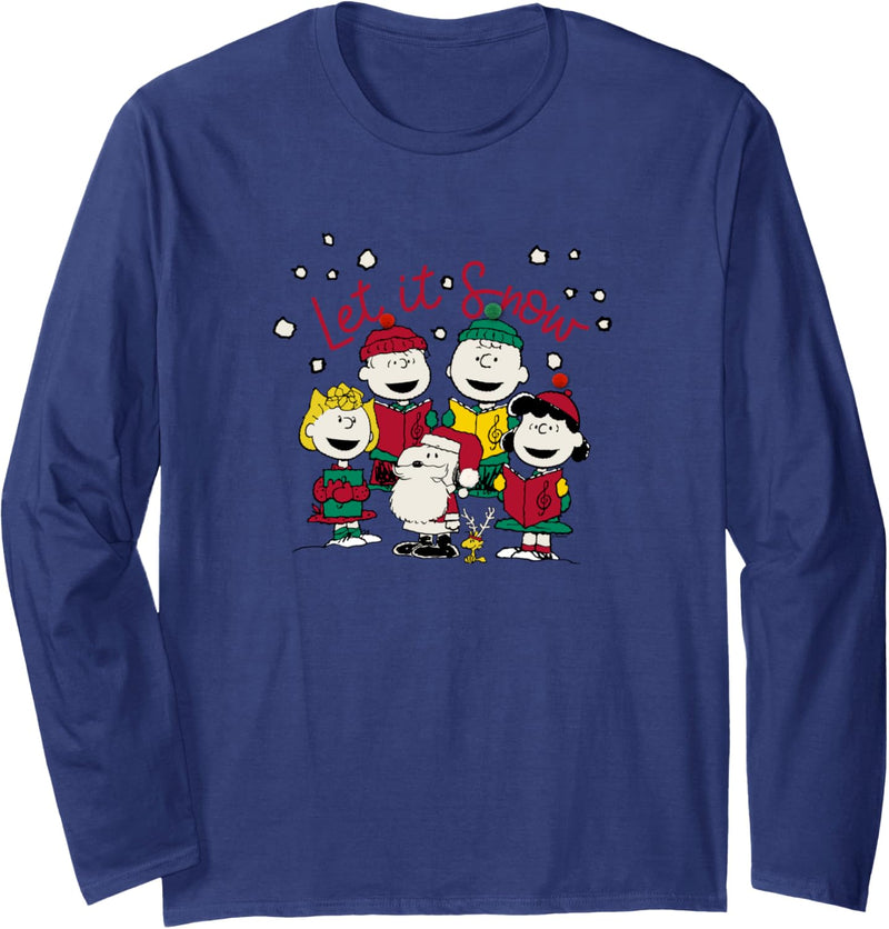 Peanuts Lass es schneien Langarmshirt