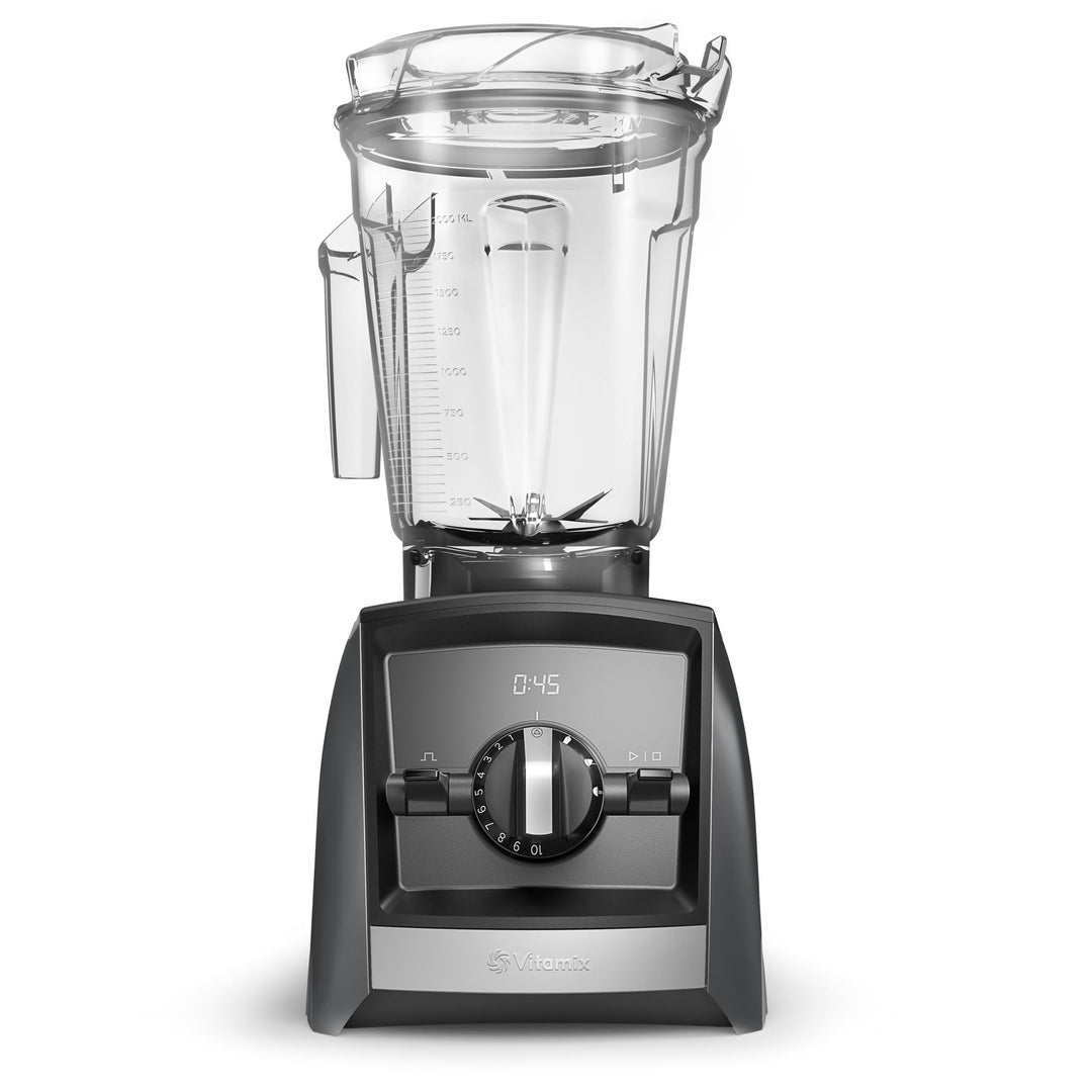 Vitamix A2500 Ascent Series Smart Blender, Profi-Qualität, 1,8 l, flacher Behälter, Schiefer Slate M