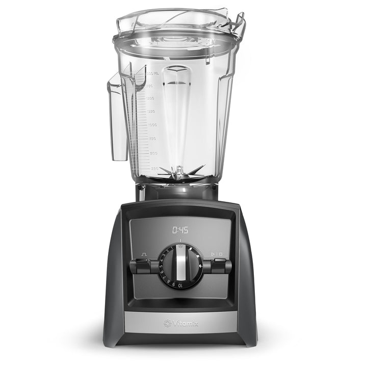 Vitamix A2500 Ascent Series Smart Blender, Profi-Qualität, 1,8 l, flacher Behälter, Schiefer Slate M
