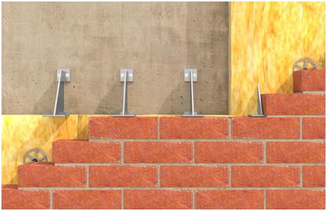 fischer 80957 Dämmstoffteller DT 90/4, Grau