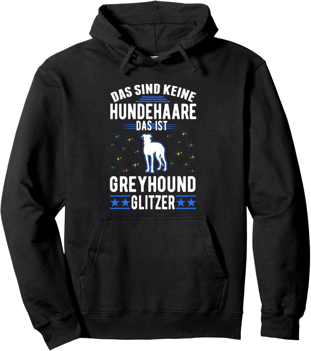 Greyhound Glitzer Windhund Pullover Hoodie