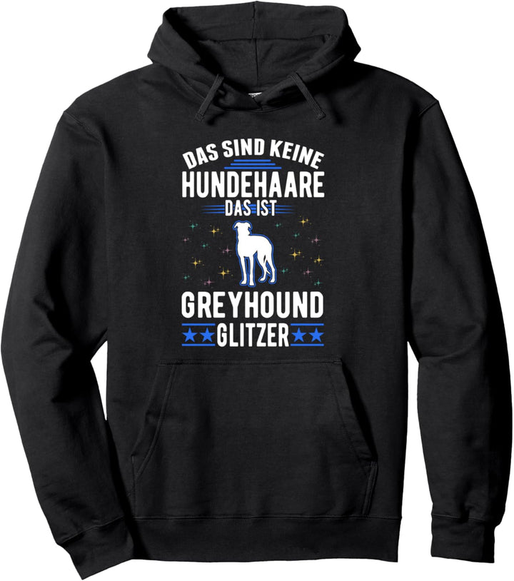 Greyhound Glitzer Windhund Pullover Hoodie