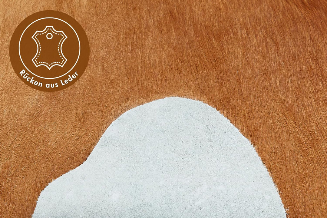 -LUXOR- living Rinderfell Kuhfell Teppich echt - natürlicher Teppich für naturgetreue Wohnatmospähre