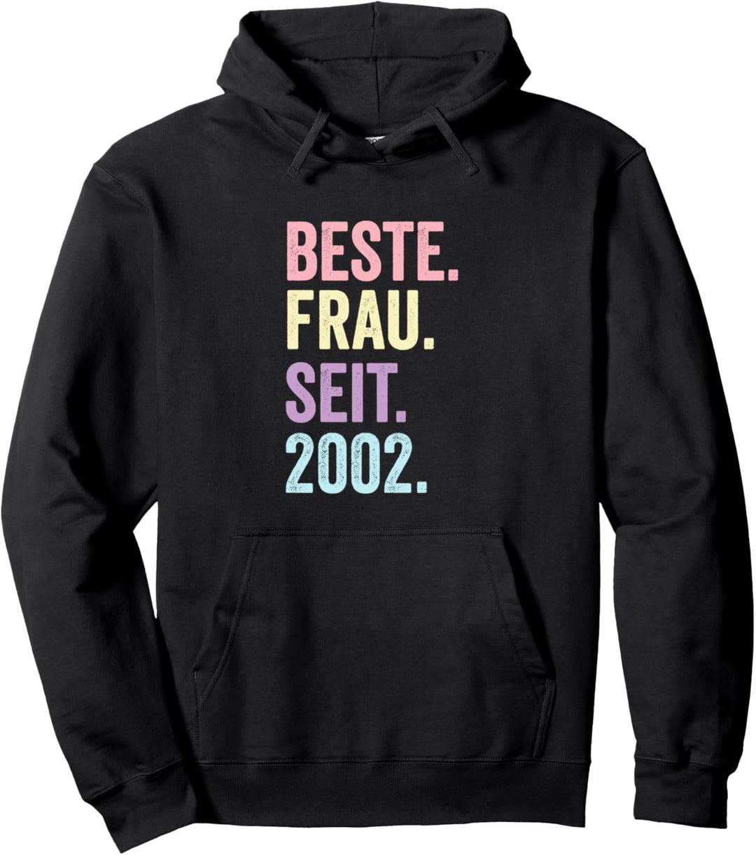 Beste Frau Seit 2002 | 22 Hochzeitstag 22 Jahre Pullover Hoodie