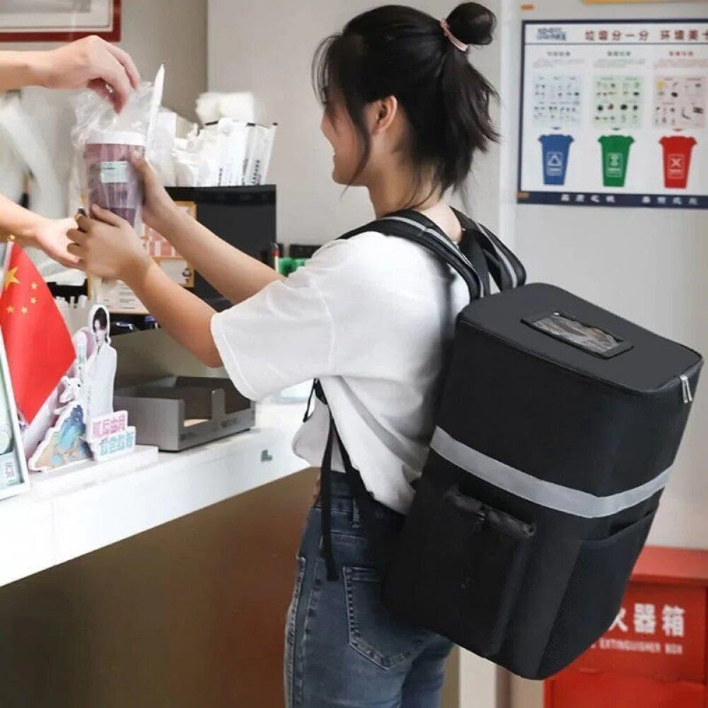 Lebensmittel-lieferrucksack, 35 L, Thermo-lebensmitteltasche, Extra Grosse Kühltasche, Frischhaltung