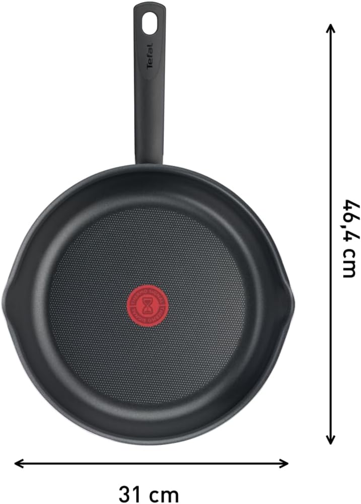 Tefal Day By Day ON B56406AZ Bratpfanne, 28 cm, Tiefe Form, Gas-, Elektro- Und Keramikherde, Mühelos