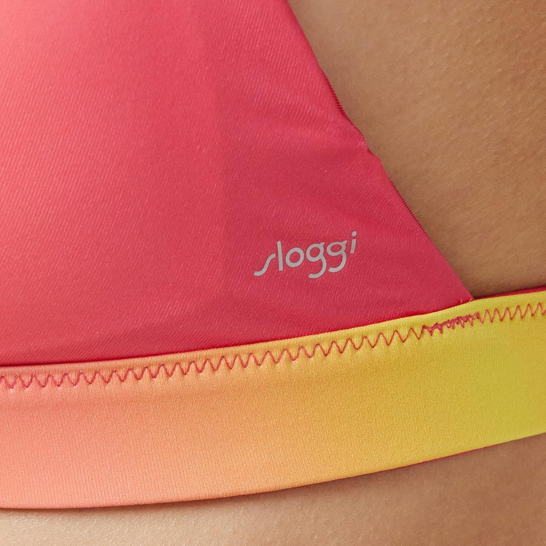 Sloggi Damen Fornillo Triangle Bikini Oberteil S Pink - Light Combination, S Pink - Light Combinatio