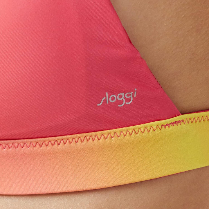 Sloggi Damen Fornillo Triangle Bikini Oberteil S Pink - Light Combination, S Pink - Light Combinatio