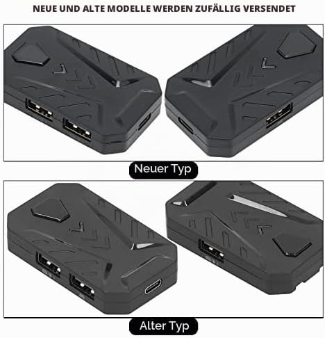 Heayzoki Tastatur-Mausadapter, Gamecontroller-Konverter für PS3 / PS4 / PS5 / Xbox360 / Xbox ONE, Ta