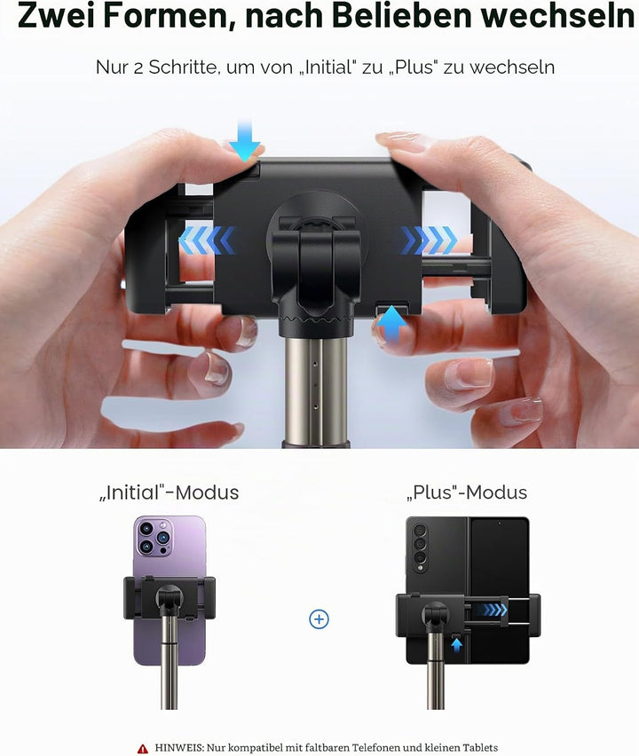 JSAUX Handyhalterung Auto Getränkehalter für Auto KFZ, Multi-verstellbar Ultra-Stabil Handy Halterun