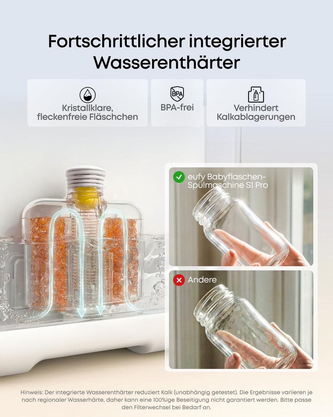 eufy 6-Monats-Wartungsset für Babyflaschen-Spülmaschine S1 Pro, Pflegeset mit integriertem Wasserent