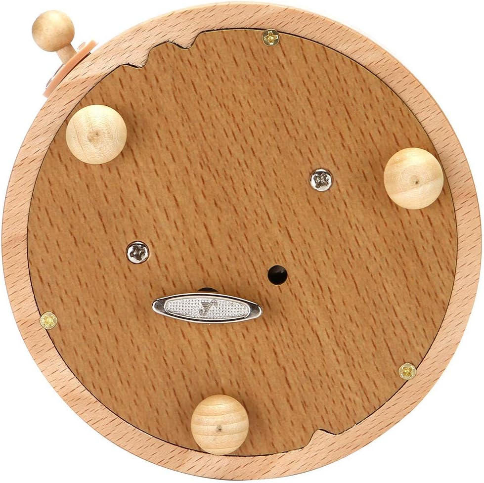 LONEEDY Holz Spieluhr Weihnachten Schneeflocke Dekoration Elch Custom Exklusives Spielzeug Geschenke
