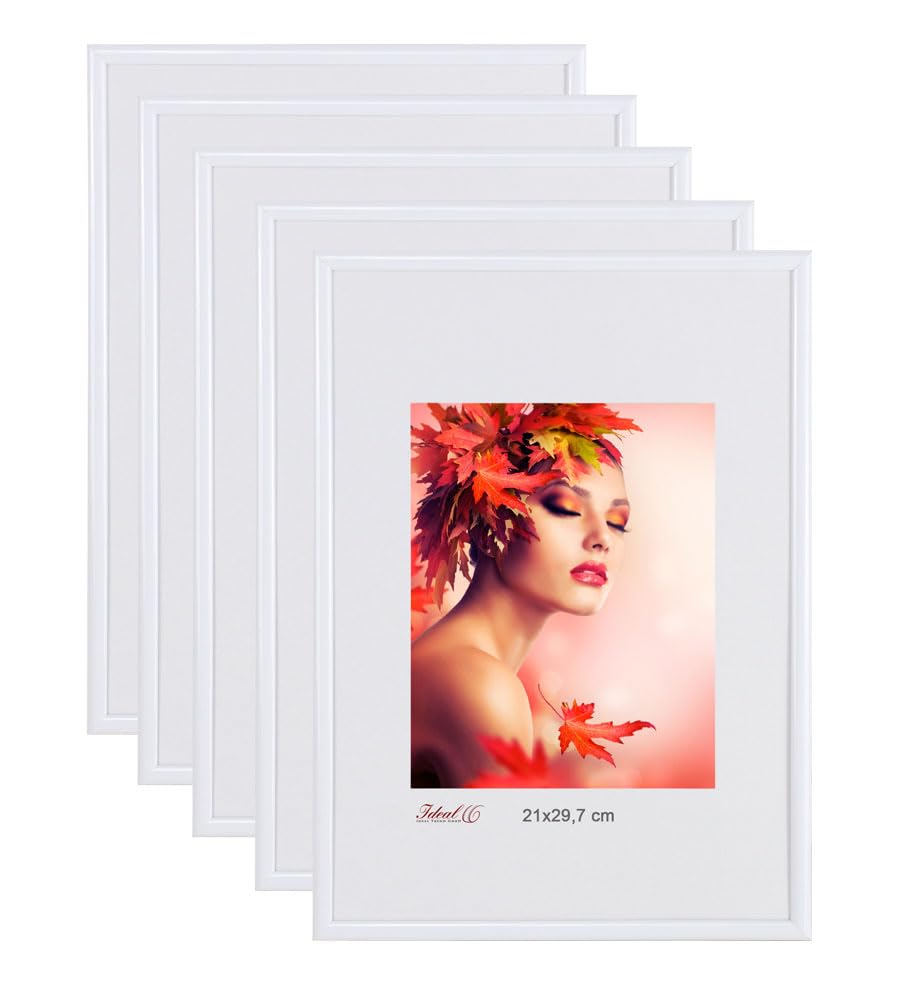 IDEAL TREND 2er 3er 5er Pack Bilderrahmen Kunststoff Lifestyle Foto Rahmen Collage Kyoto: Farbe: 5er
