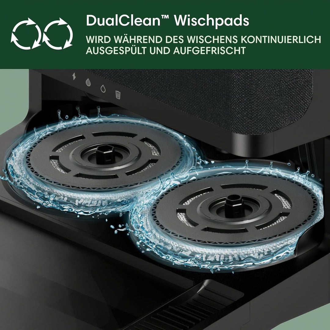 iRobot Roomba Plus 405 Combo Robot + AutoWash Dock Saugroboter mit Wischfunktion - Clearview LiDAR -