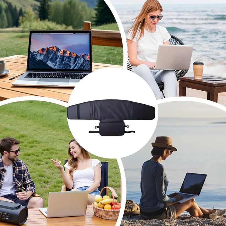 Laptop Sonnenschutz | Hitzebeständige Computer Privatsphärenschutz Haube,Outdoor-Computer-Sonnenschu