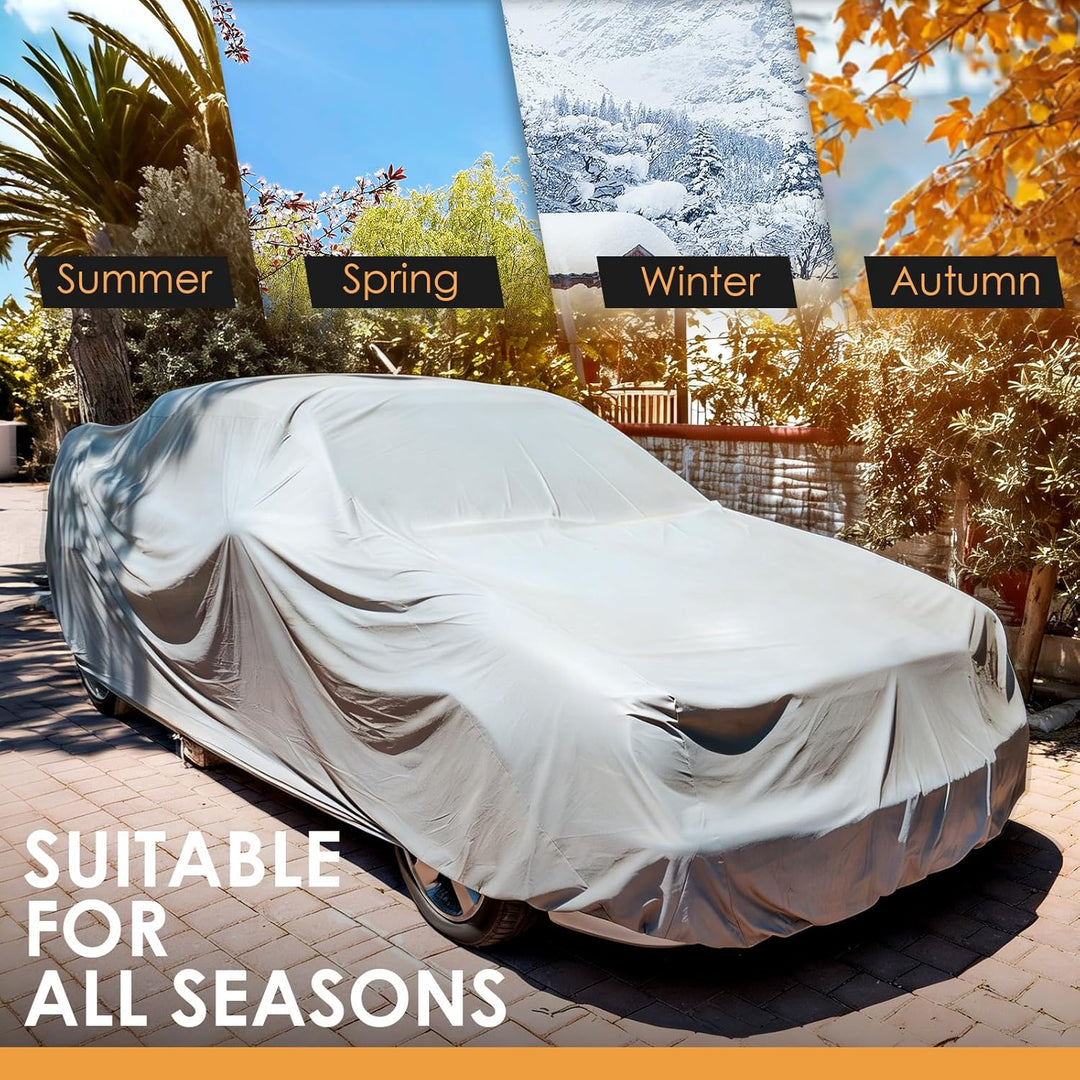 Autoabdeckung Vollgarage mit UV-Schutz und Schneeschutz, ideal für Outdoor und Indoor-Einsatz, schüt