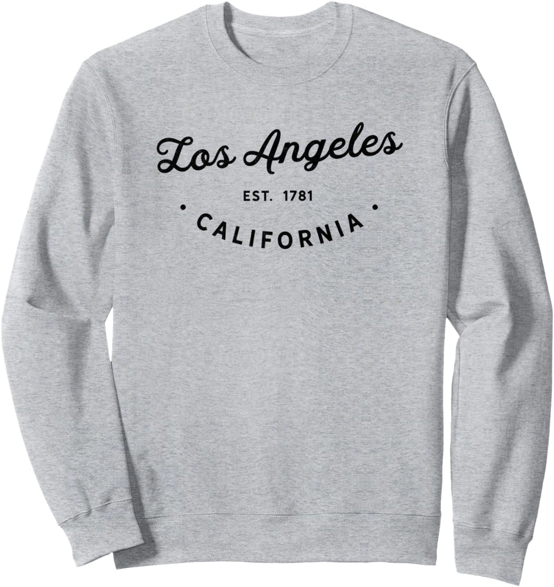 Classic Retro Vintage Los Angeles California LA Novelty Sweatshirt
