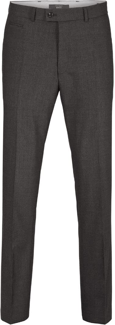 BRAX Regular Fit Hose Enrico Stretch Schurwolle Navy 33W / 32L Anthrazit, 33W / 32L Anthrazit