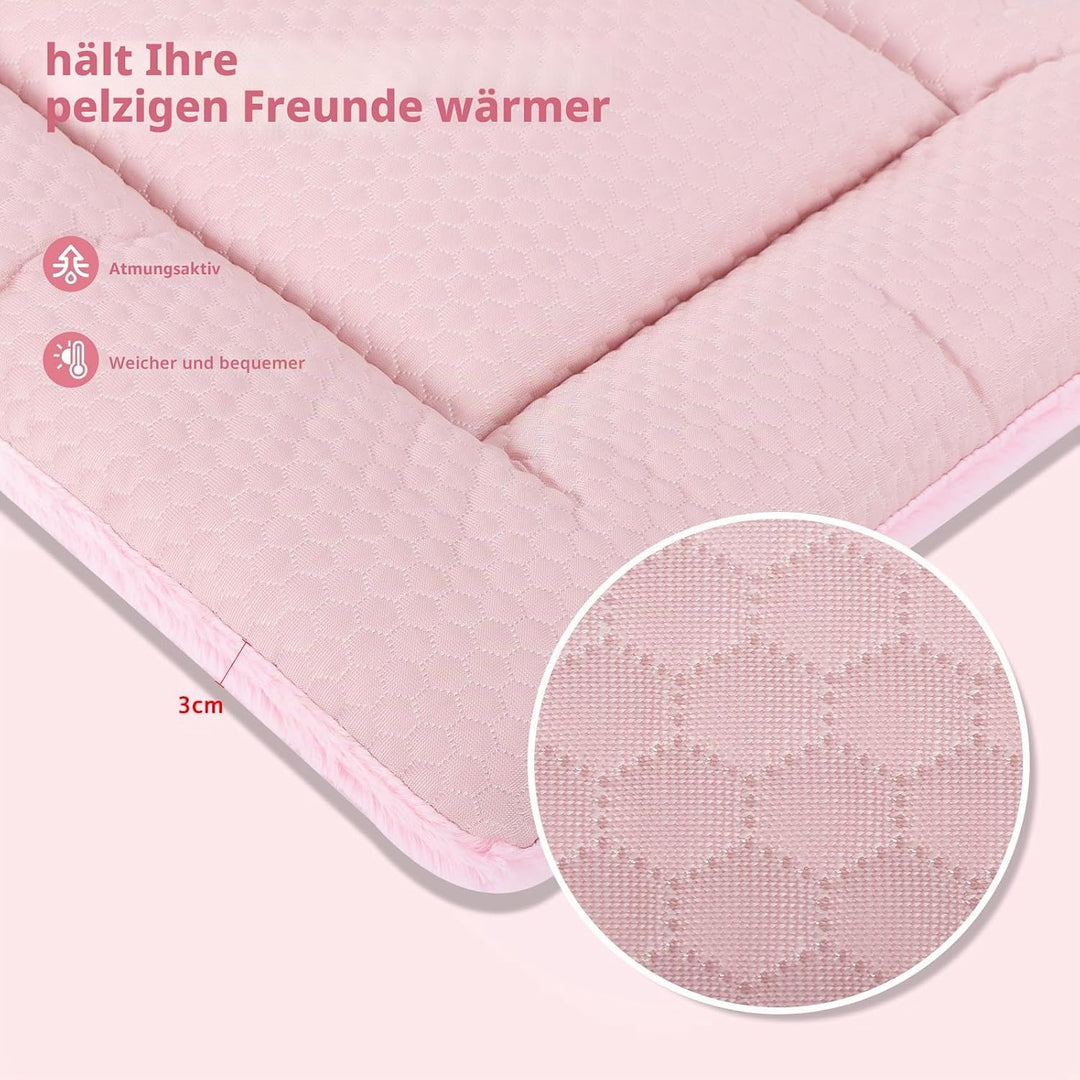 BVAGSS Hundebett Kleine Hunde Reversible, kühl und warm Matten Hundekissen, Waschbar Hundematte für
