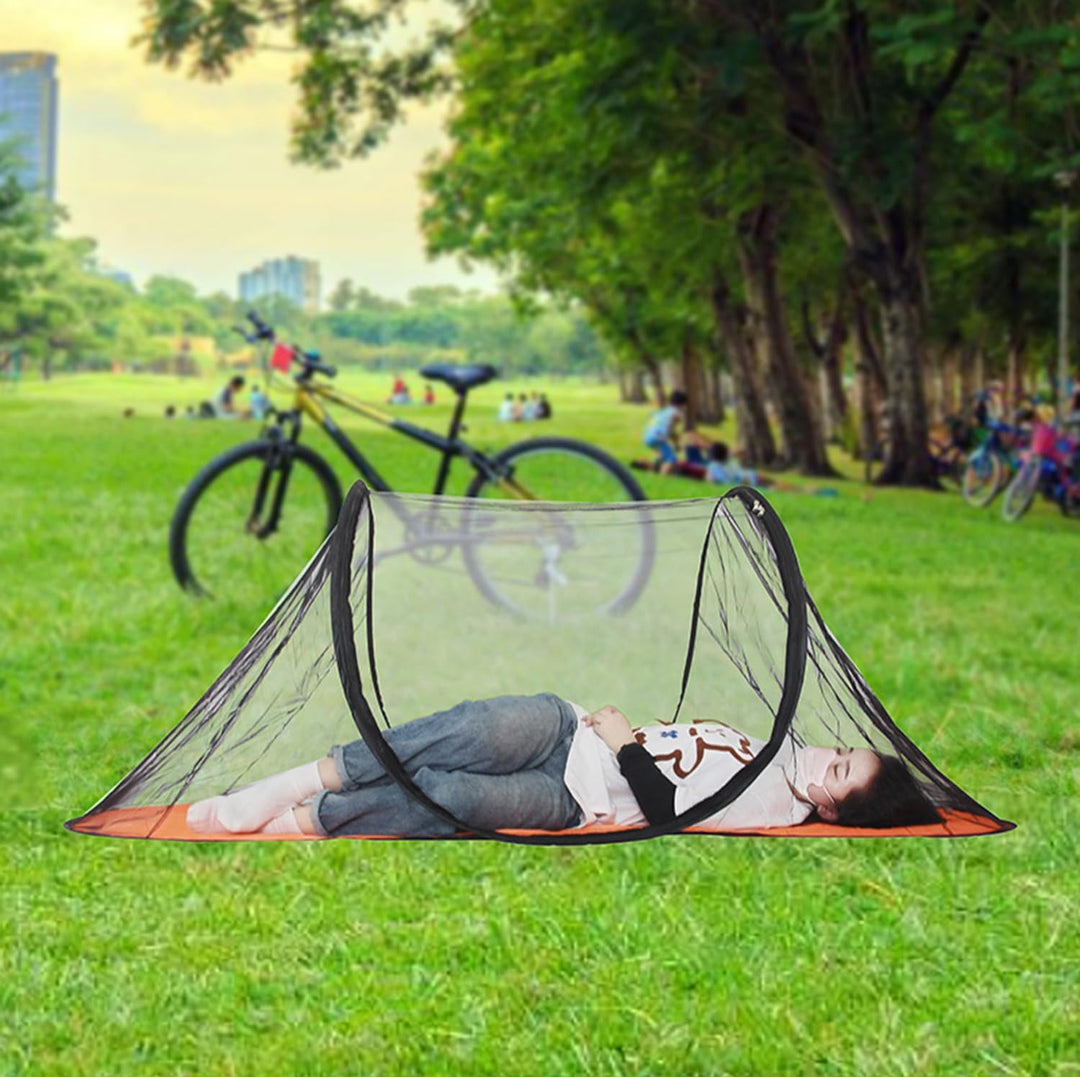 Schnell faltbares Moskitonetz, tragbares Campingzelt, Heimbett, ultraleichtes Pop-up-Moskitonetz, Ou