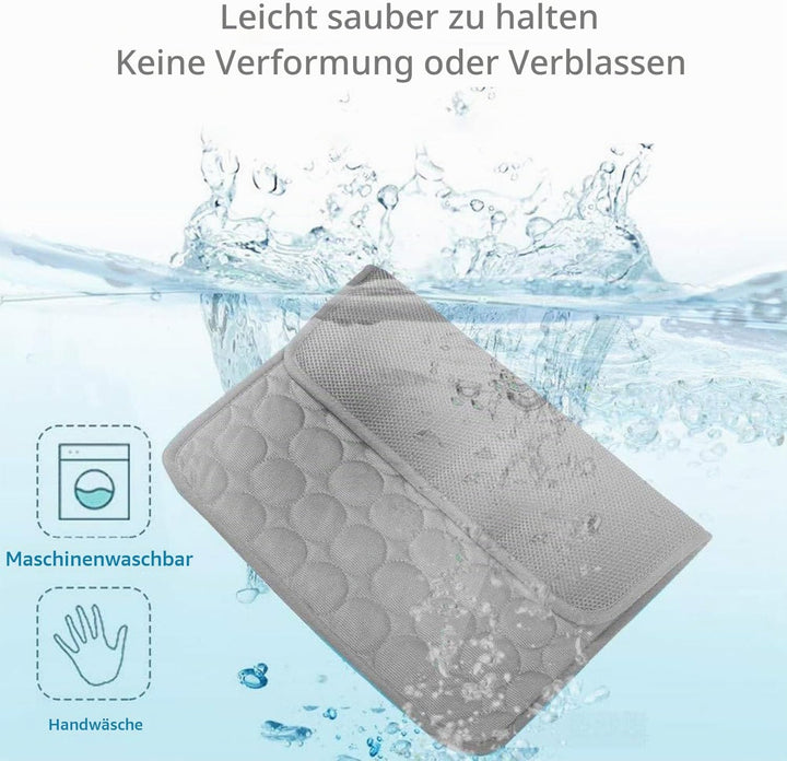 YXHZVON Haustier Kühlmatte Sommer Kühlkissen für Hunde Grau Grau-XL, Grau-XL