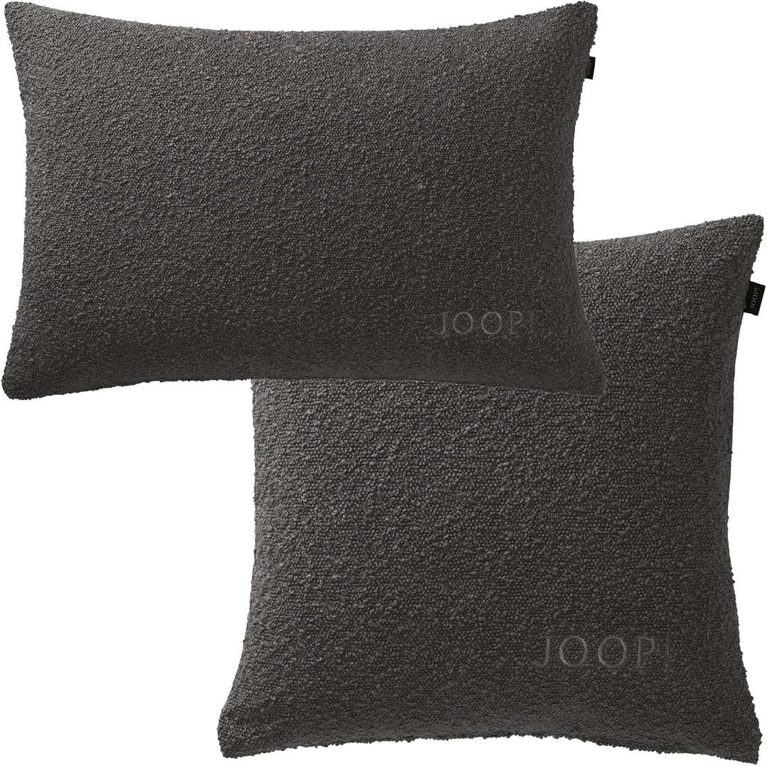 JOOP! Kissenhülle TOUCH | 12 anthrazit - 40 x 40 Schwarz 40x40, Schwarz 40x40