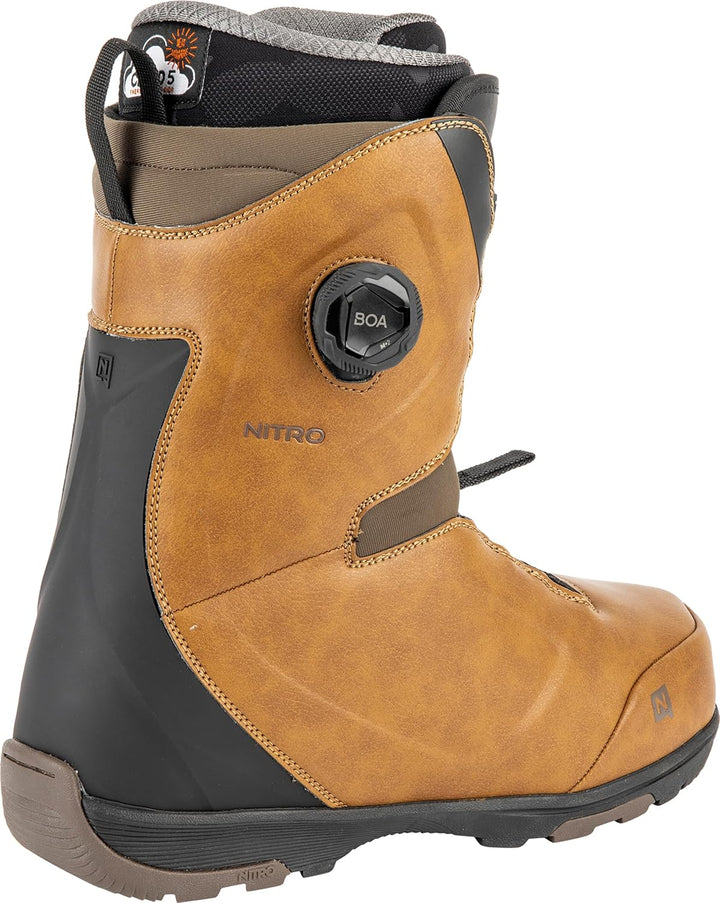 Nitro Herren Club BOA Dual Zone, All Mountain Freeride Freestyle Schnellschnürsystem Boot Snowboardb